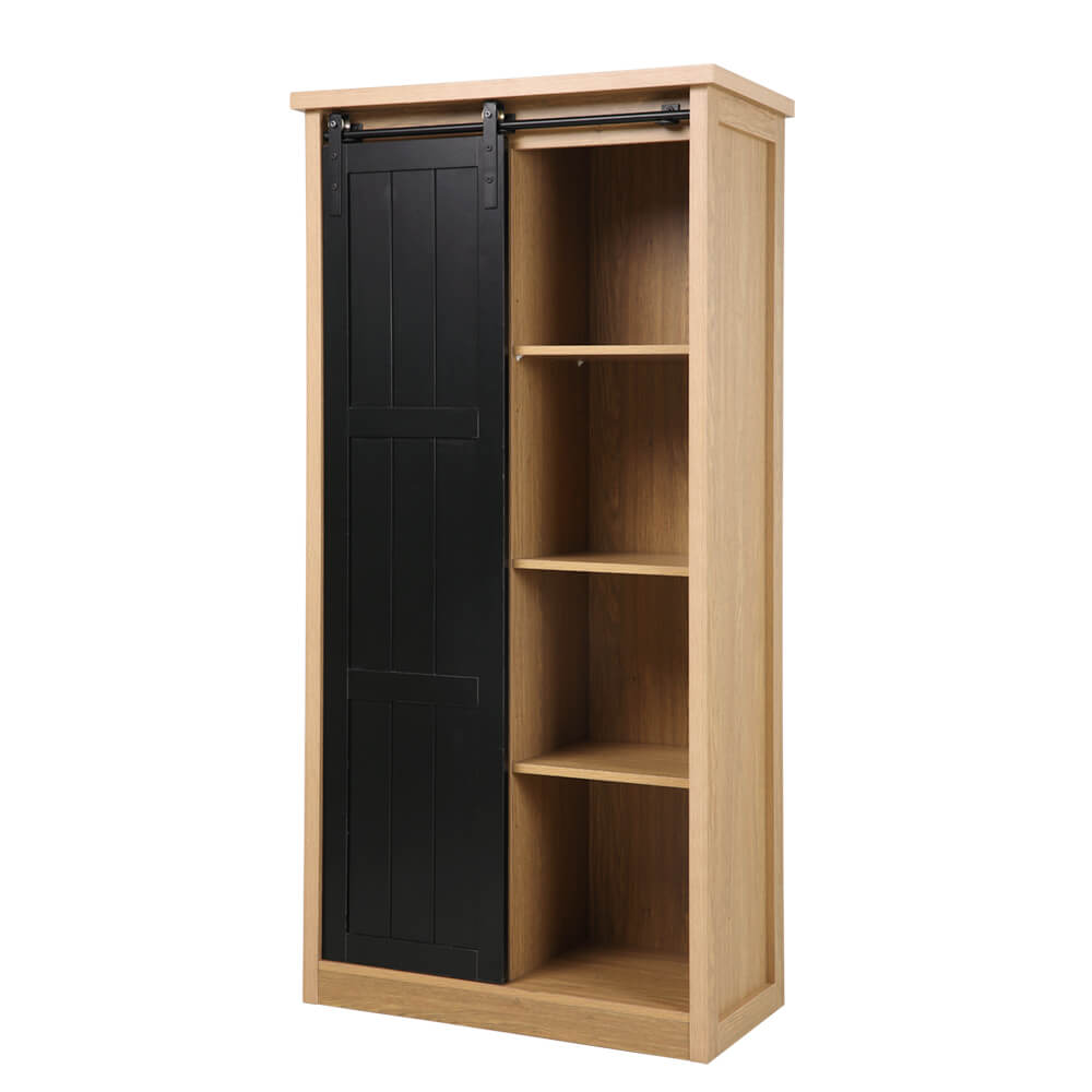 Factory Price MDF Wooden Sliding Bedroom Cabinet 31536B