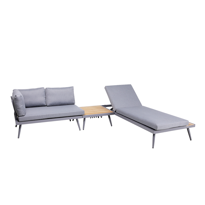 Lounger Sofa Set Factory Outdoor Chaise Lounge Sofa 40648TB-KD-SET3