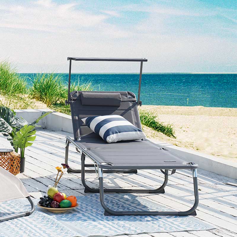 Custom Foldable Chaise Lounge, Foldable Beach Lounge Chair Supplier ...