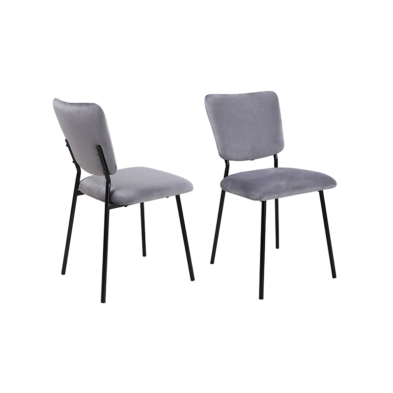 Factory Velvet Dining Chairs Cheap Chairs For Sale Gray 80323A