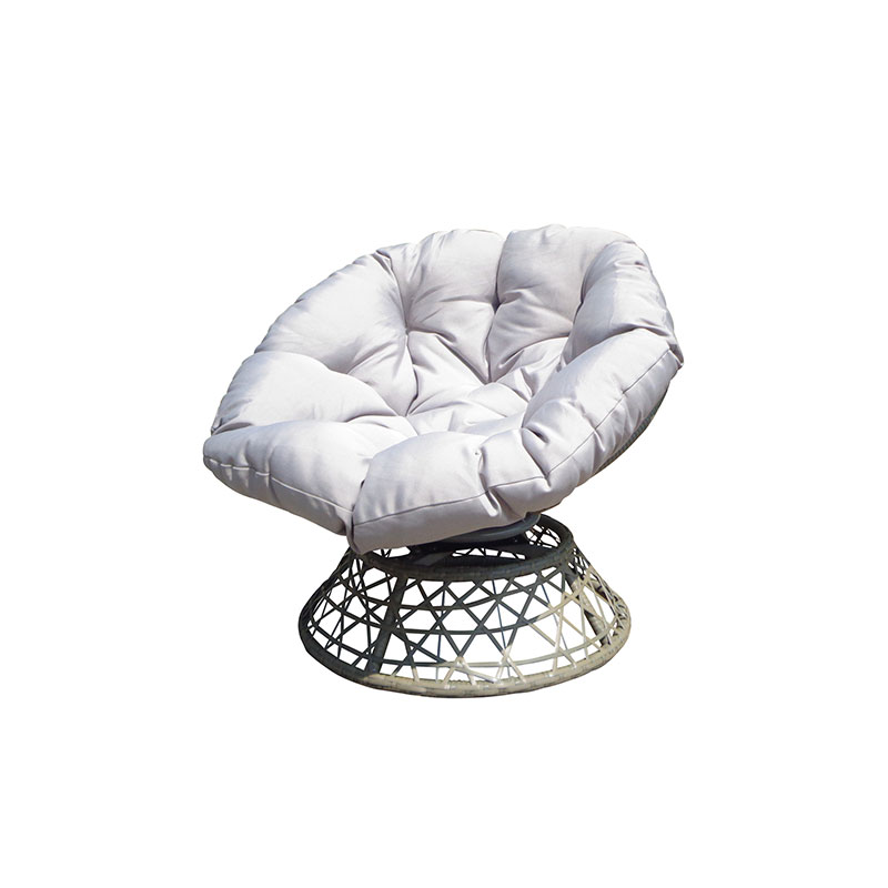 Wholesale Grey Rattan Chairs Relaxing Swing Chair 52340F