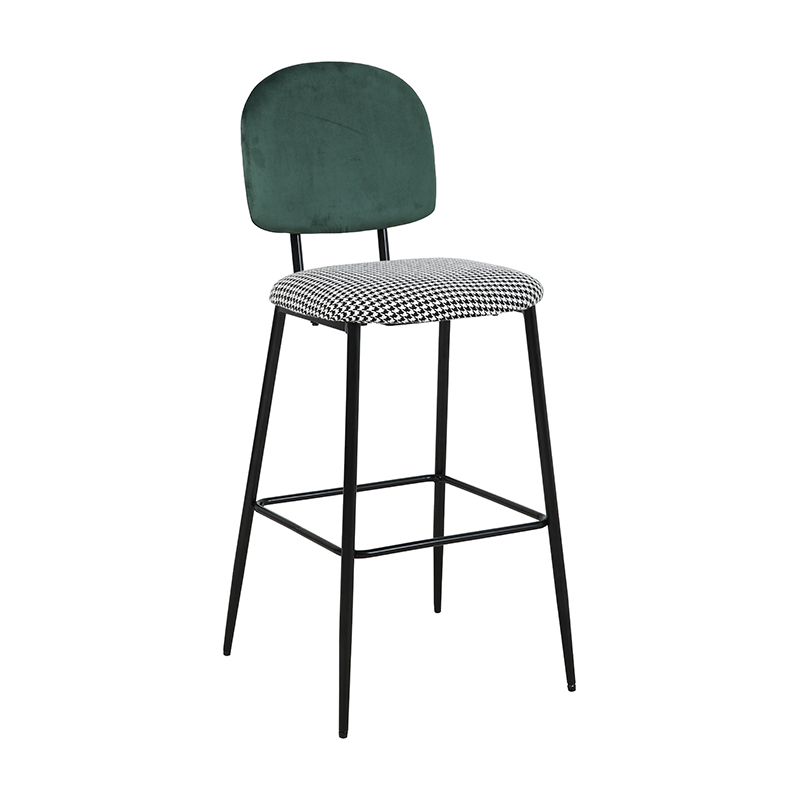 Bar Stools With Backs Kitchen Velvet 80226D-BC-FH