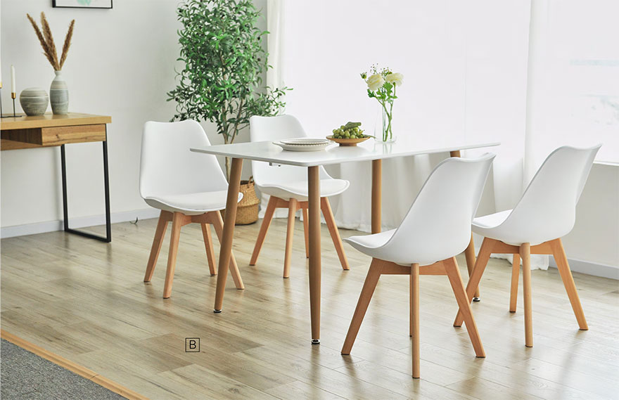 Dining table and chairs 