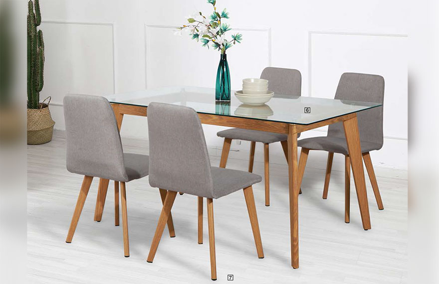 nordic dining table and chairs