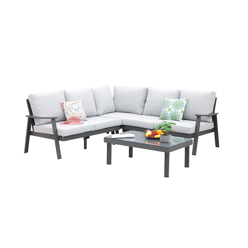 Wholesale Corner Garden Furniture Corner Sofa Set 44905-SET4