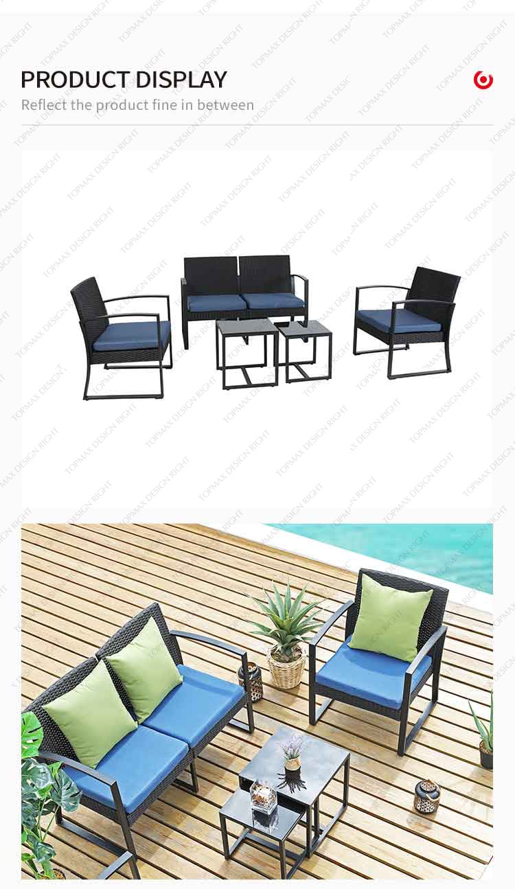 steel outdoor sofa