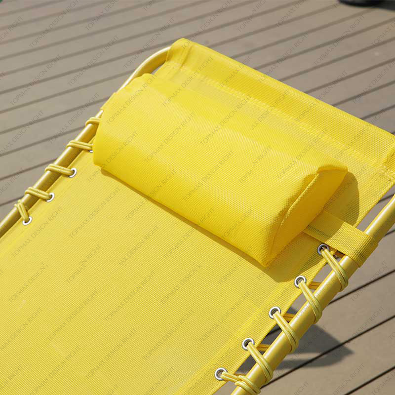 Custom Beach Lounger Garden Sunlounger Plastic Chair 20349TP-PT2