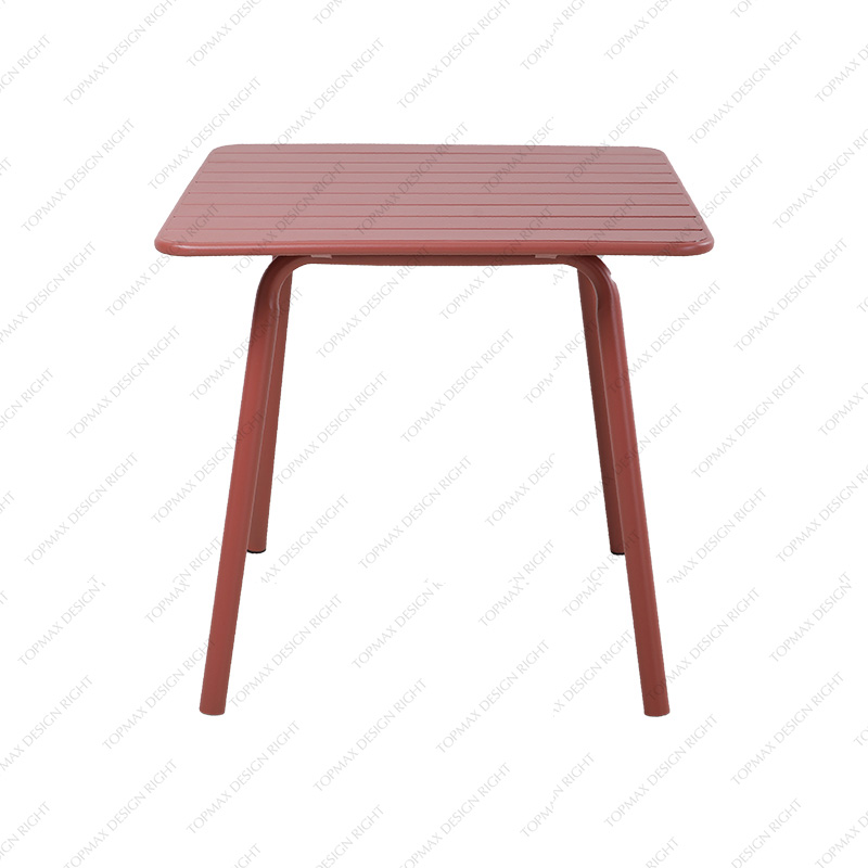 Wholesale Outdoor Table And Chairs Square Steel Table 24202TW-70X70