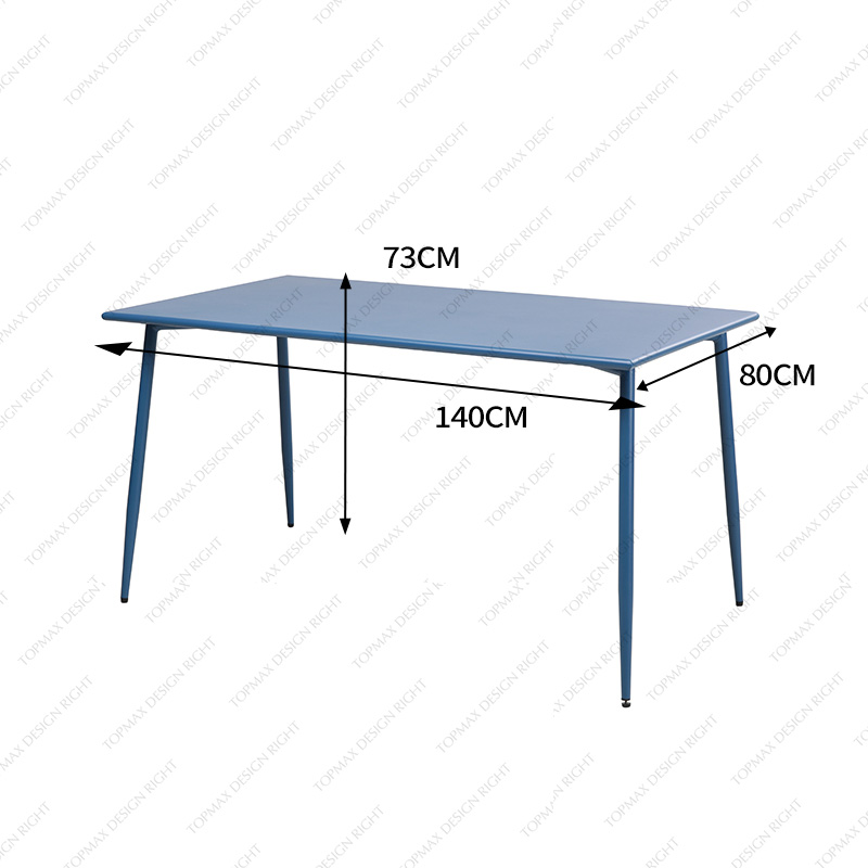 Wholesale Outdoor Table Square Coffee Table Metal Table 24771