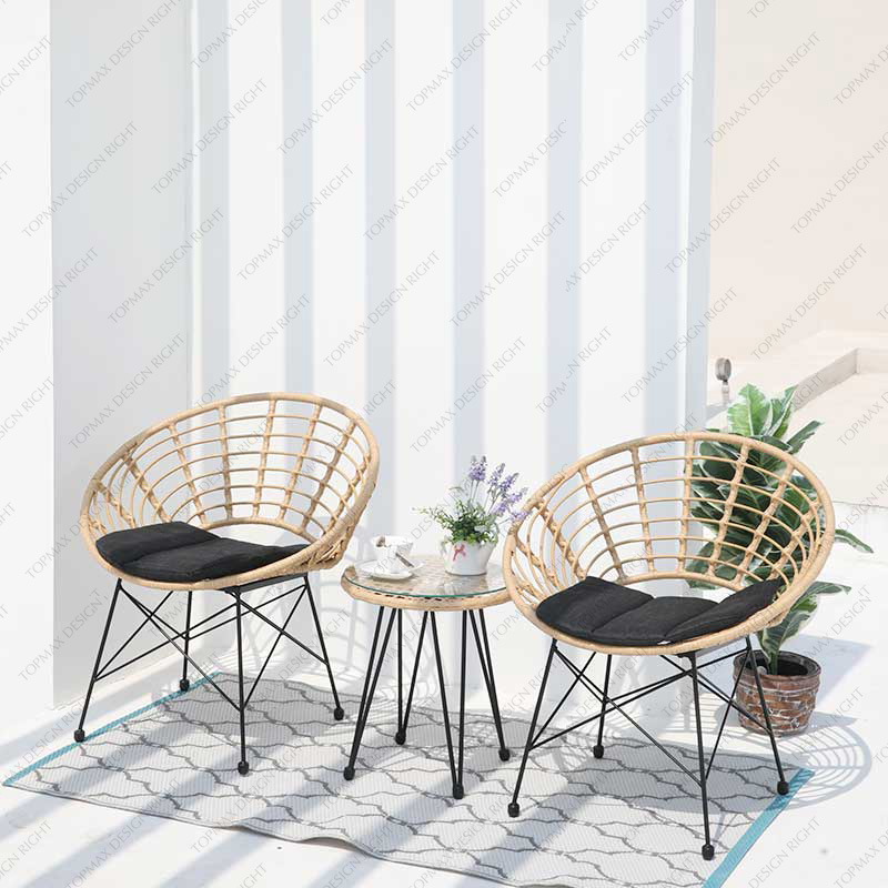 Wholesale Balcony Set Rattan Balcony Set Sale 24919Am-Set3