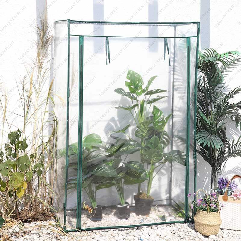 Garden Greenhouse Cheap Steel Greenhouse 69113A-PVC