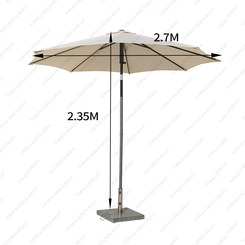 Wholesale Sun Umbrella Beach For Sale White Umbrella Beach 60425B-T