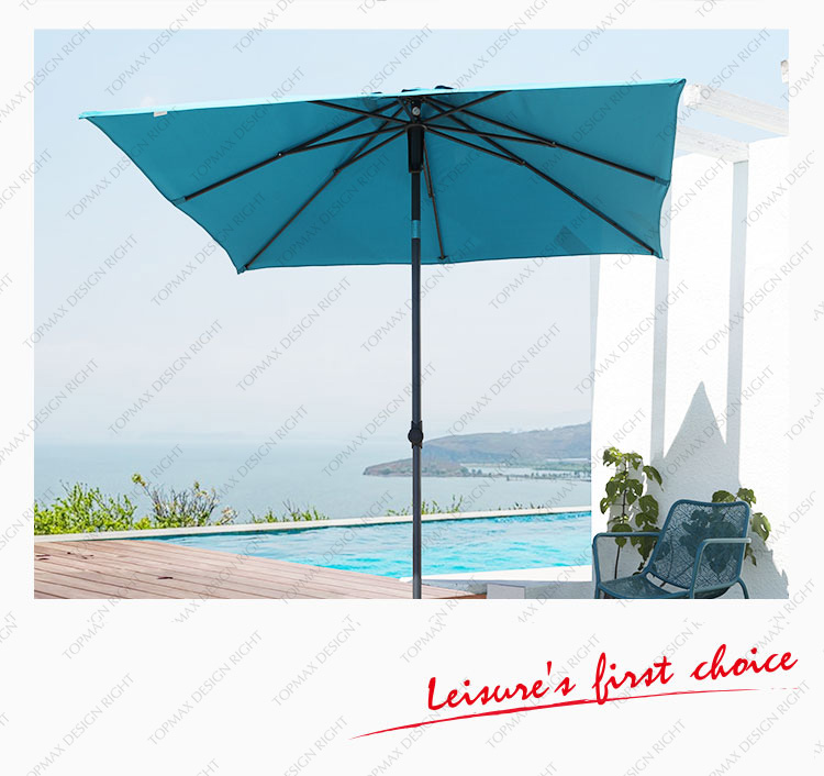 beach umbrella blue