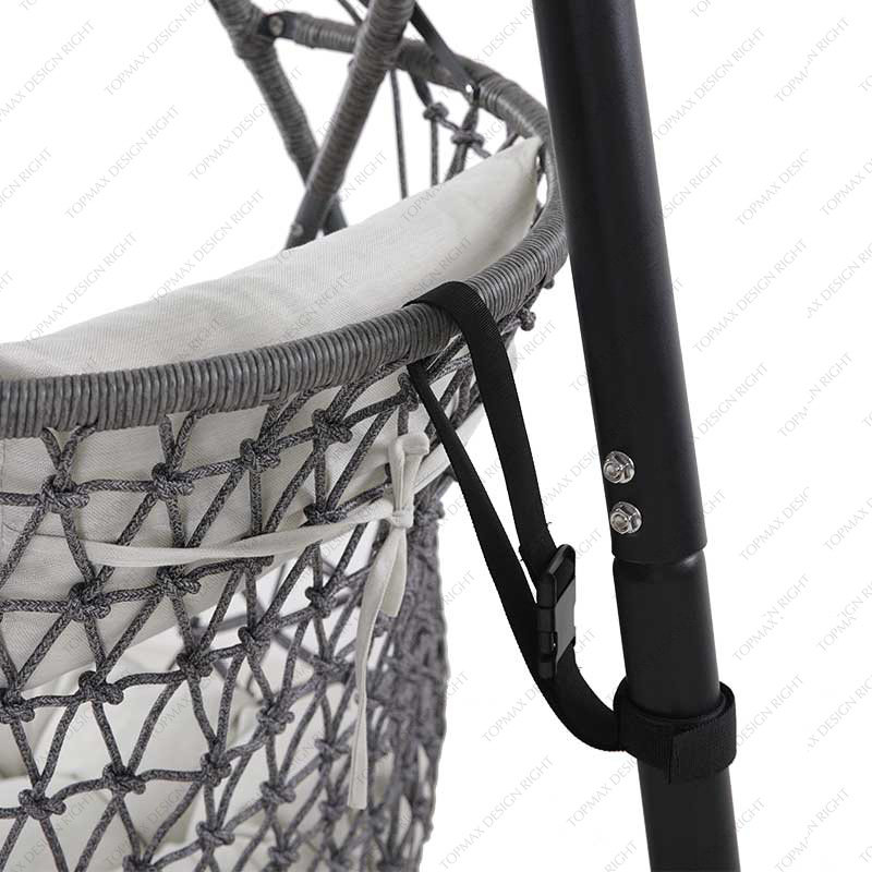 Factory Hanging Chair With Stand Outdoor Swing Chair For Balcony 52670C