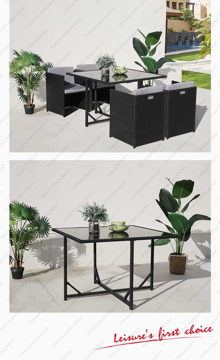 garden sofa set with table