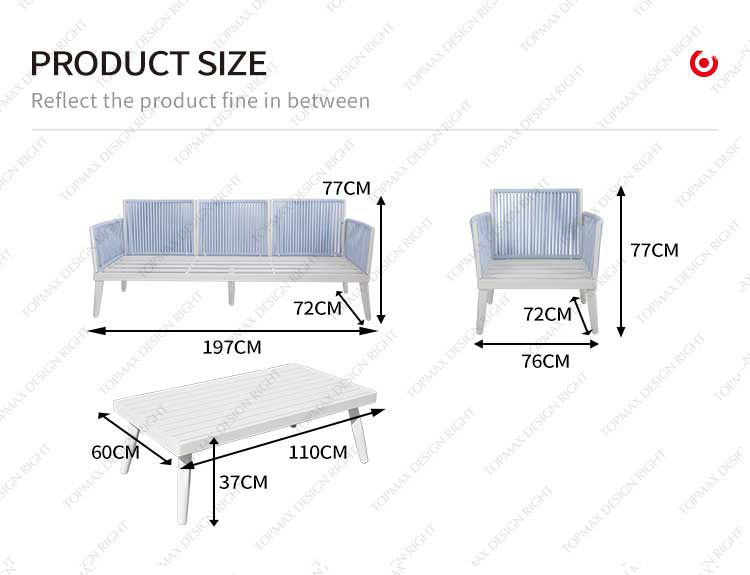 garden sofa and table