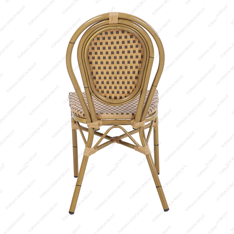 Facory Rattan Dining Chairs Stackable Garden Chairs For Sale 50899B