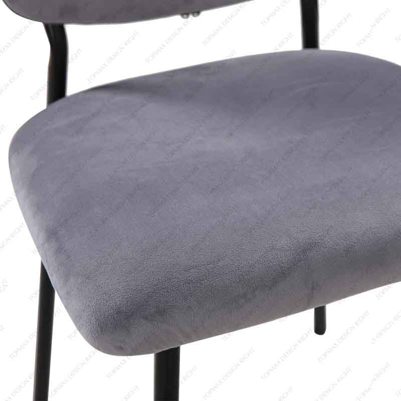 Factory Velvet Dining Chairs Cheap Chairs For Sale Gray 80323A