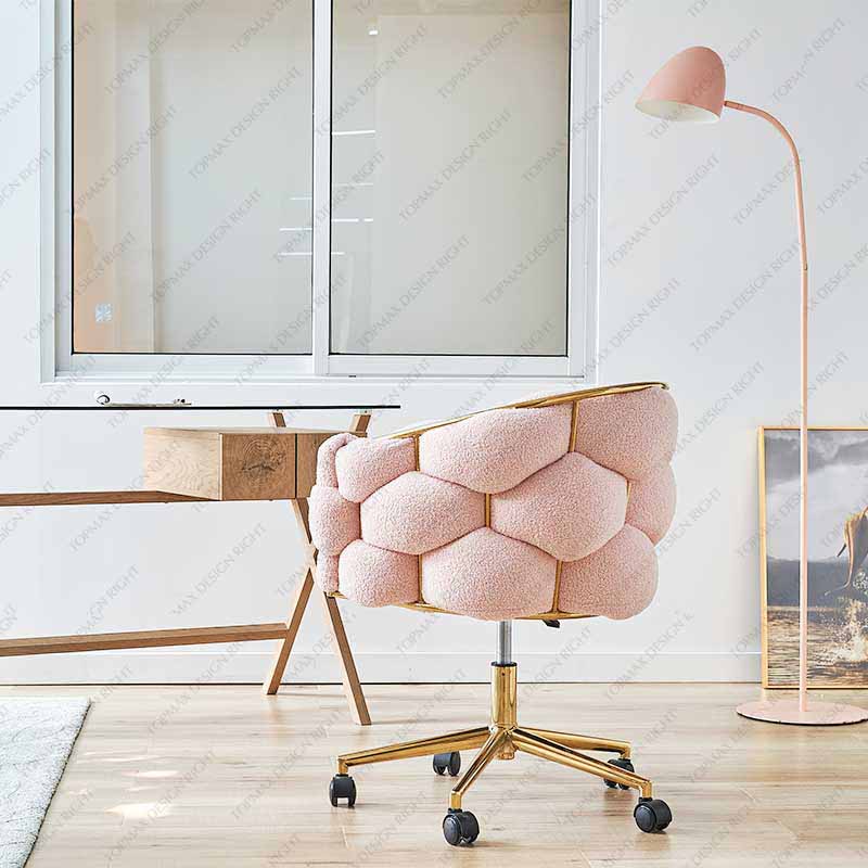 Wholesale Pink Swivel Chair Best Executive Chair Steel Office Chair 26801