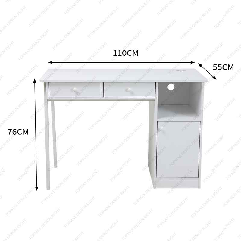 Custom Computer Desk With Drawers White Computer Desk Cheap 27737