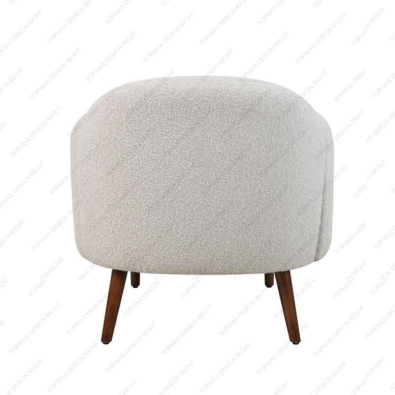 Wholesale Living Room Chairs White Armchair For Sale 75288