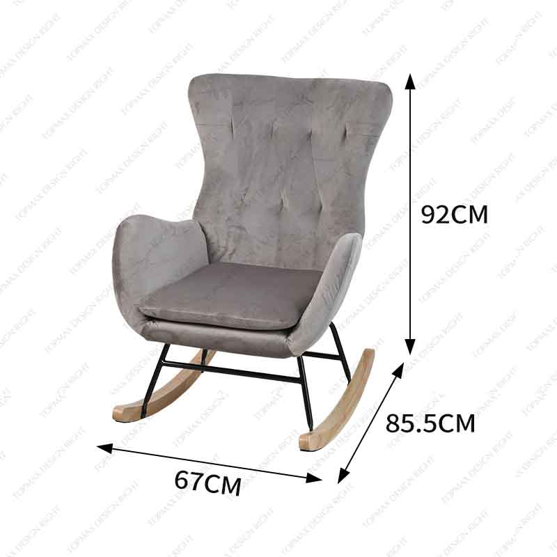 Factory Rocking Recliner Chairs For Sale Rocking Armchair 25071T-V13