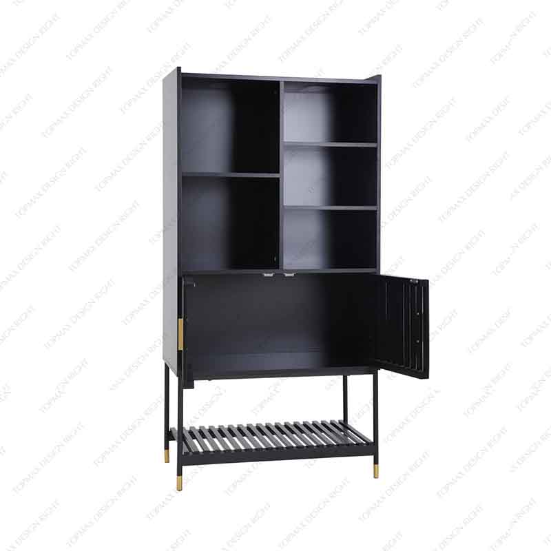 Wholesale Black Sideboard Cheap Kitchen Cabinets Tall 31472B