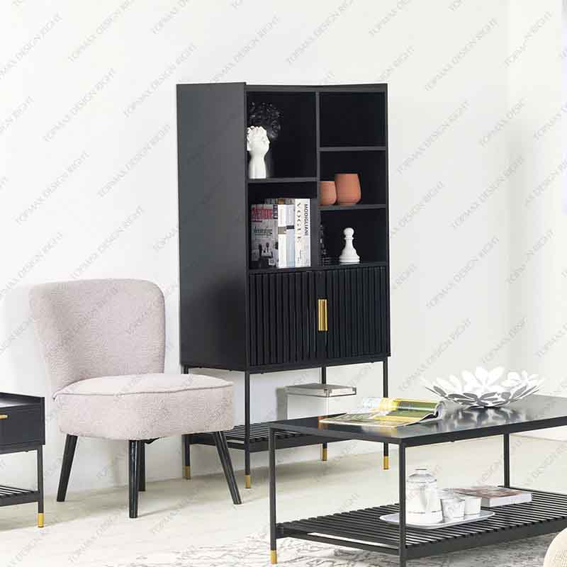 Wholesale Black Sideboard Cheap Kitchen Cabinets Tall 31472B