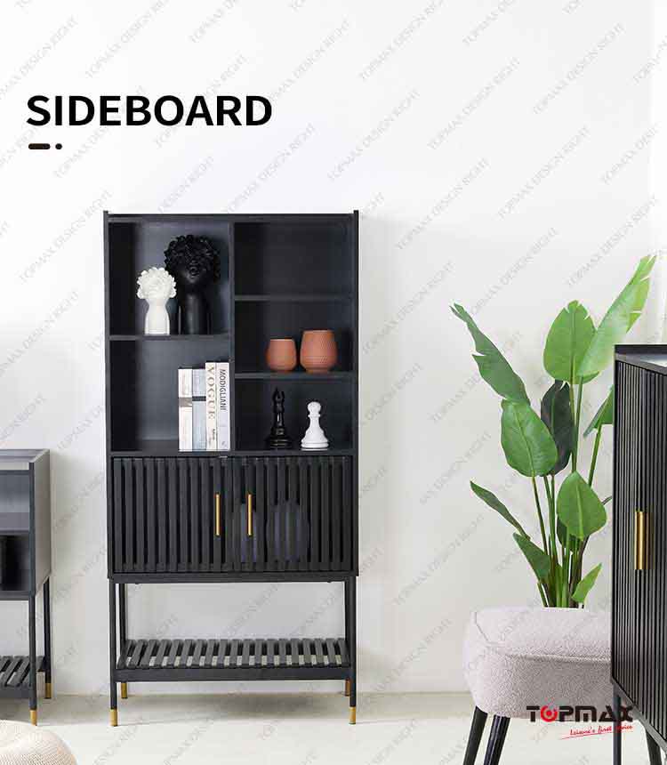 black sideboard