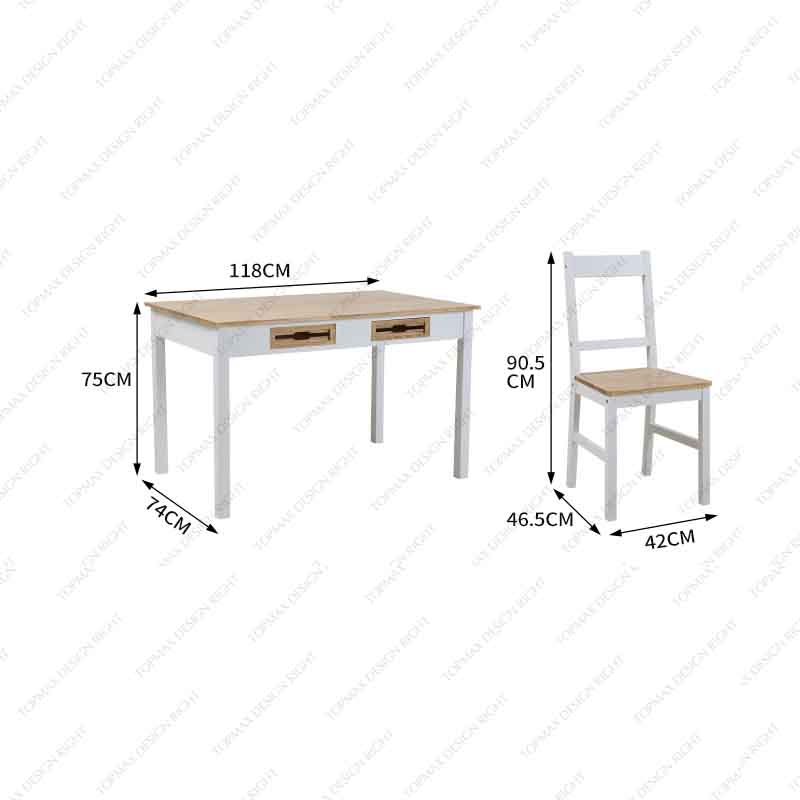 Factory Dining Room Sets Kitchen Table Wooden Set SD11168