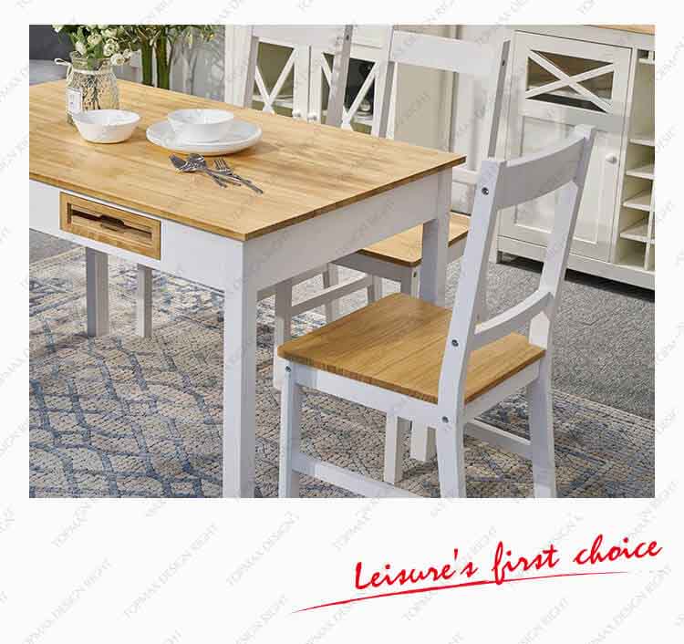 wooden dining table set