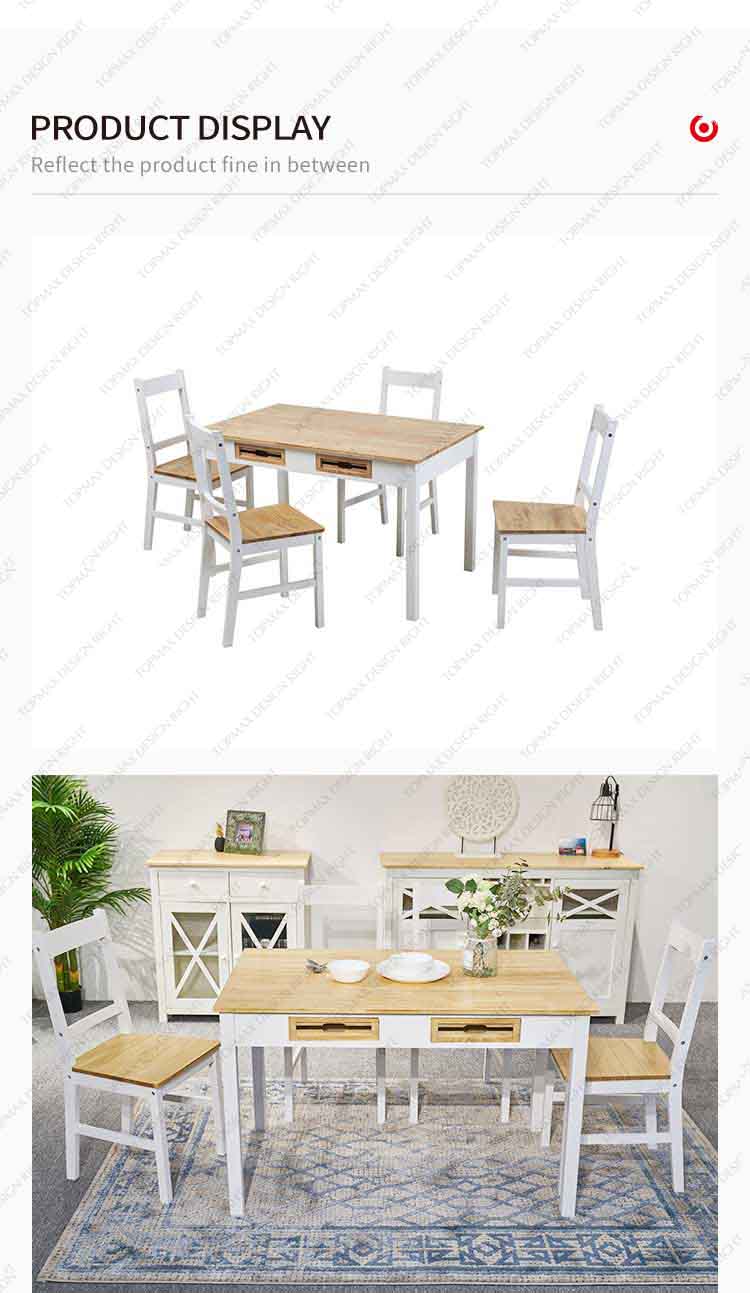 wooden dining table set