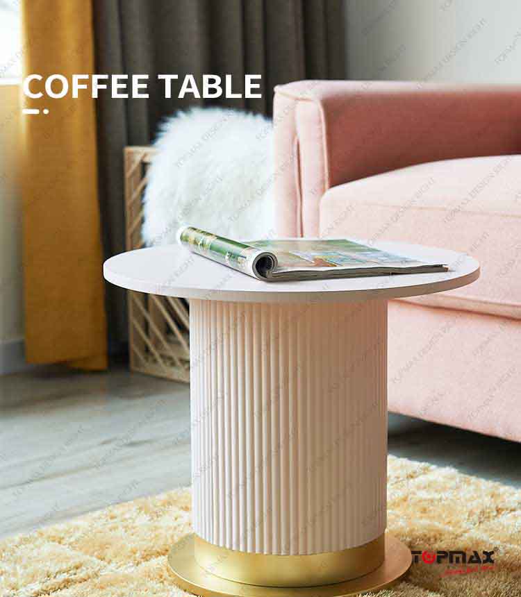 round metal coffee table