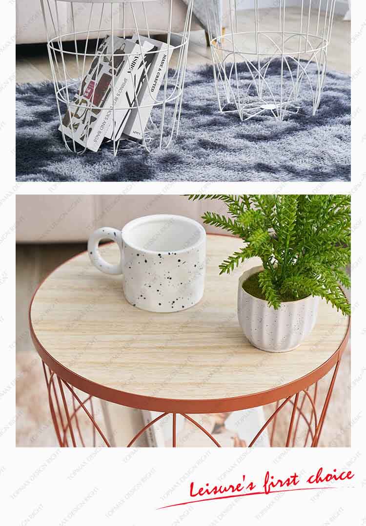 white coffee table