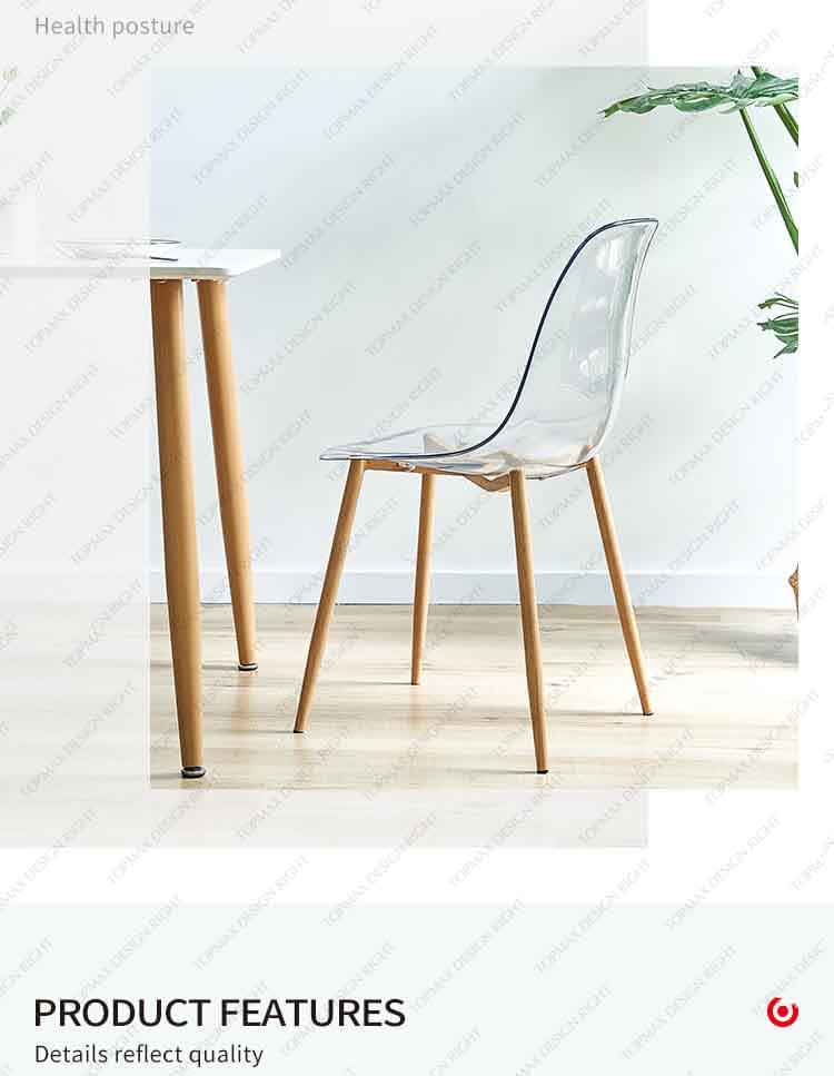 transparent dining chairs