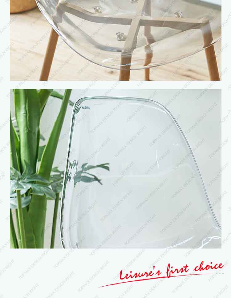 clear plastic dining chairs