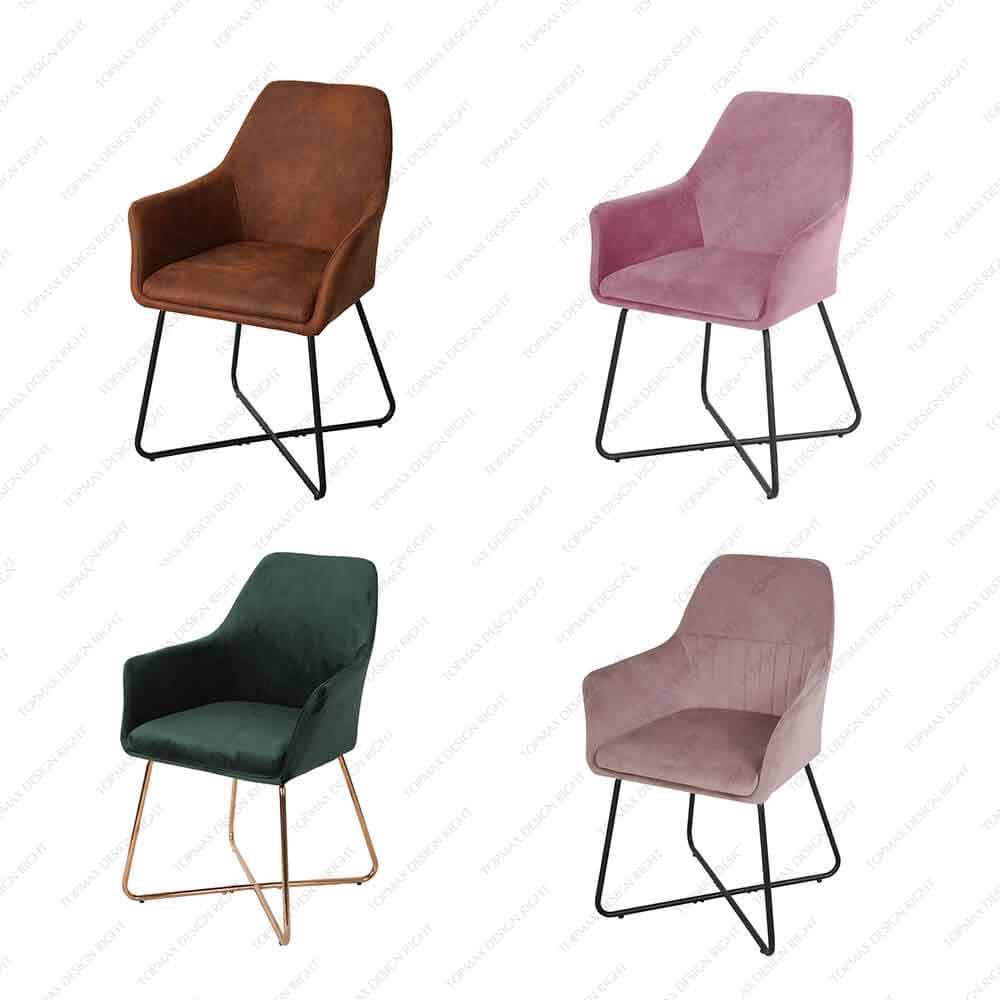 Wholesale Dining Chair Online Modern Luxury Dining Room Chair With Arm 80145D-V20