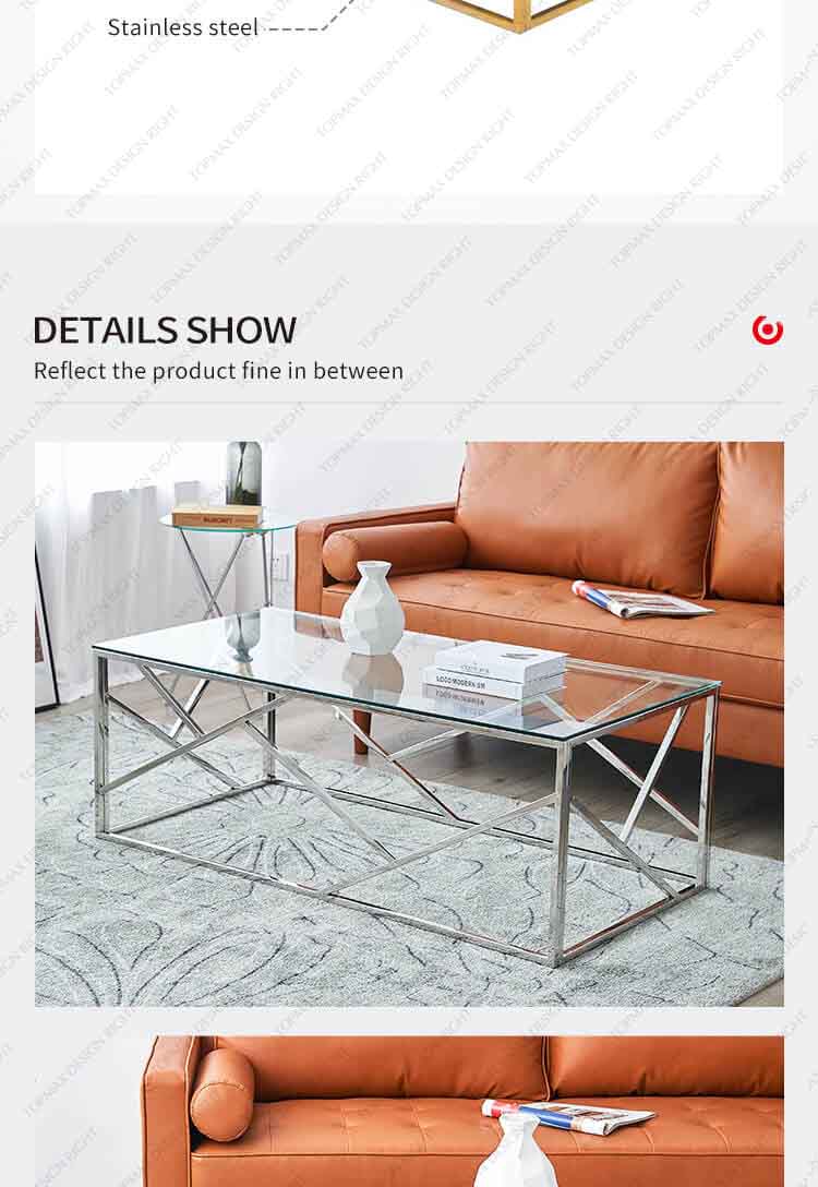 silver coffee table