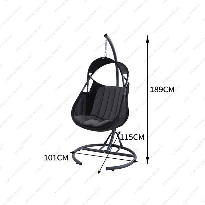 Factory Hanging Egg Chair With Stand Hammock Chair 68577