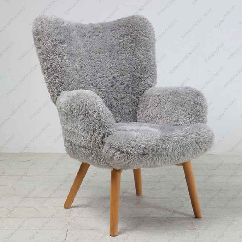 Wholesale Colorful Armchairs Casual Wooden Arm Chairs For Living Room 75077ED-KD-A