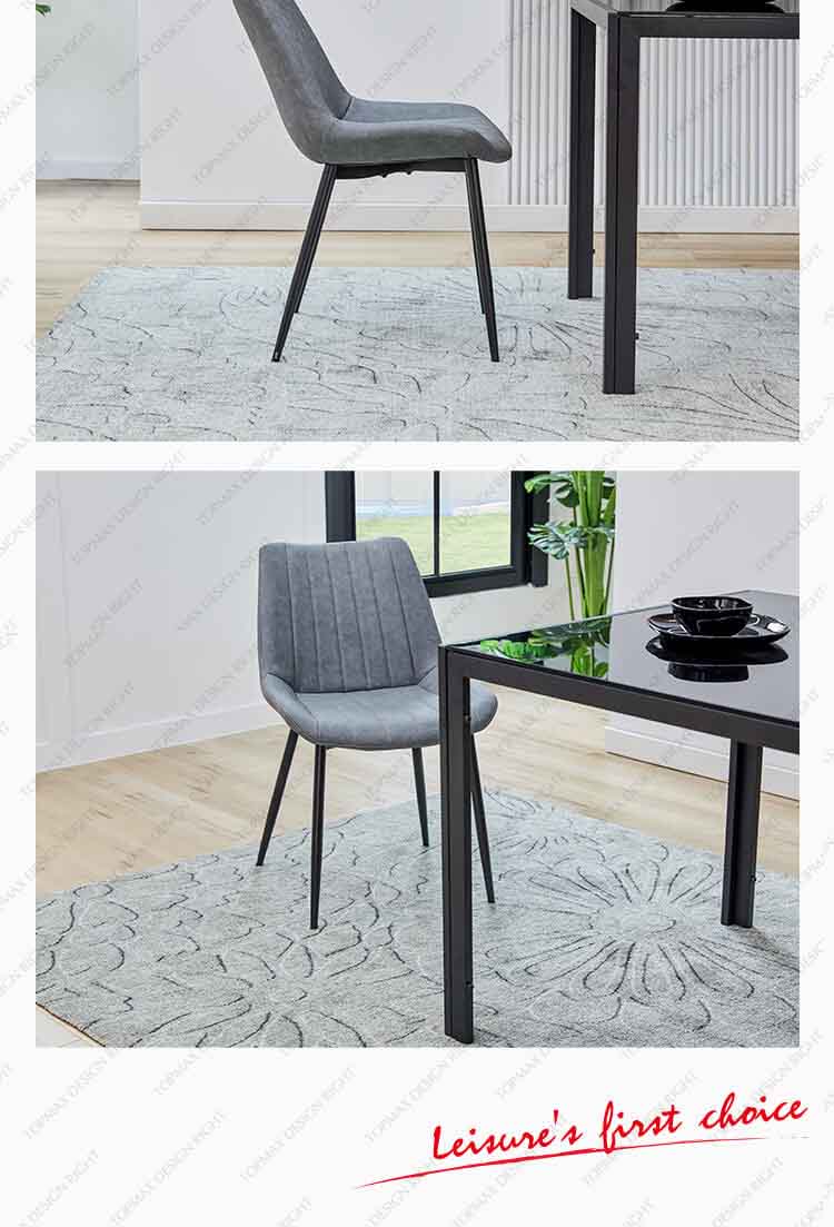 modern grey dining chairs