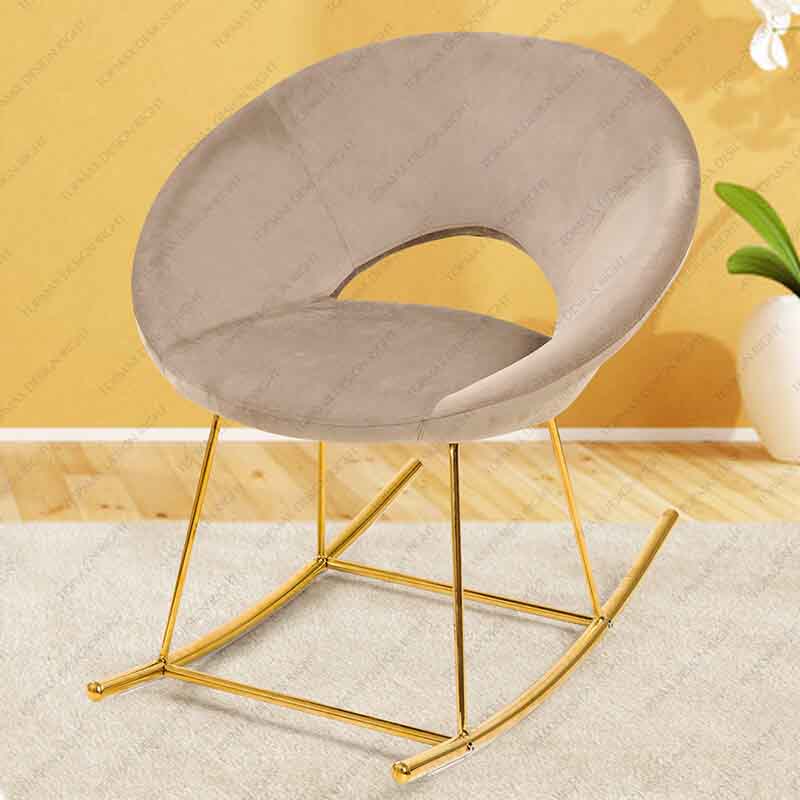 Factory Supply Single Comfortable Living Room Rocking Chair 80207ARG-V15