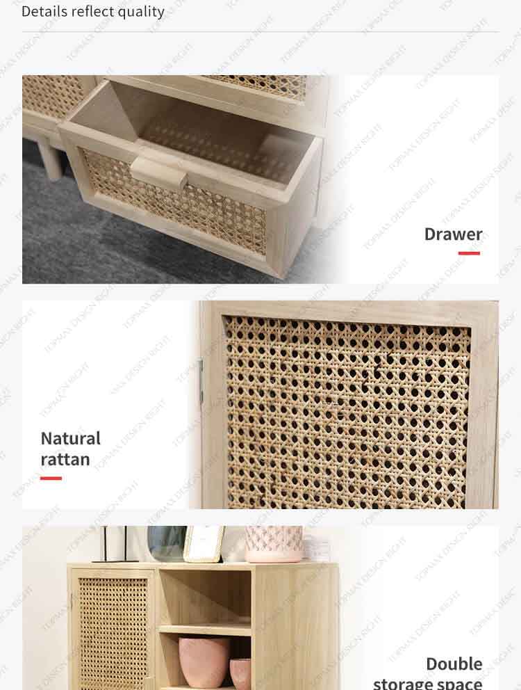 rattan cabinet