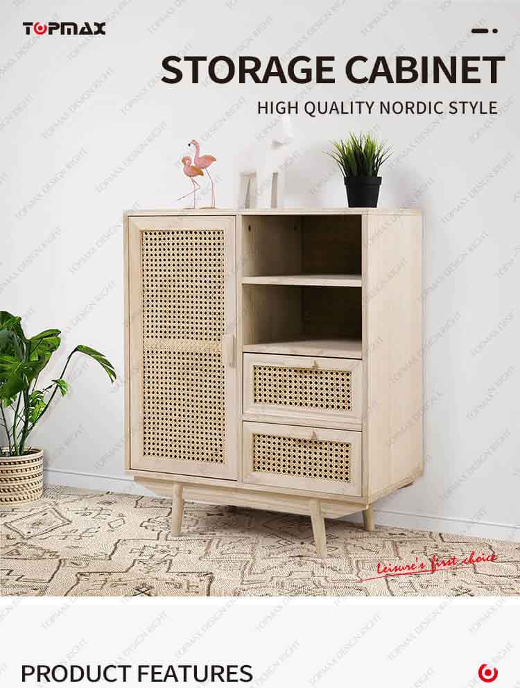 rattan cabinet