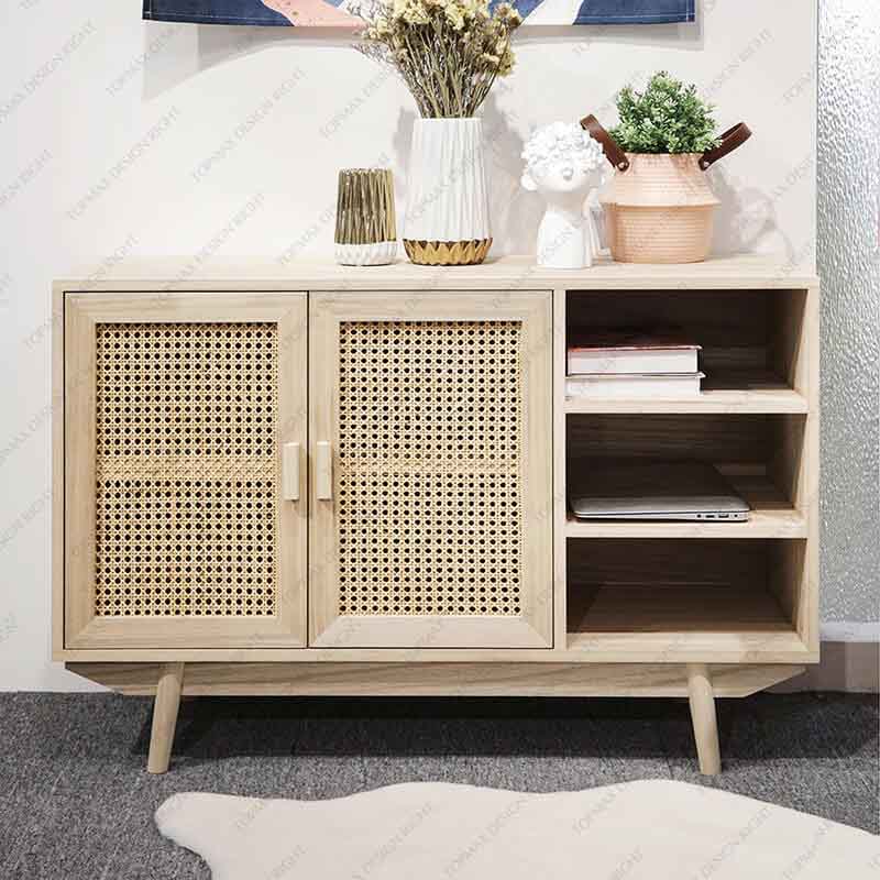 China Factory Modern 2 Door Wooden Storage Cabinet For Sale 32423C