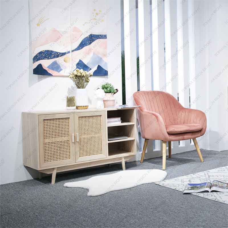 China Factory Modern 2 Door Wooden Storage Cabinet For Sale 32423C