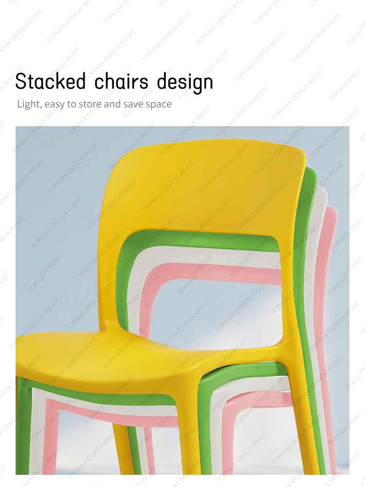 colorful dining chairs