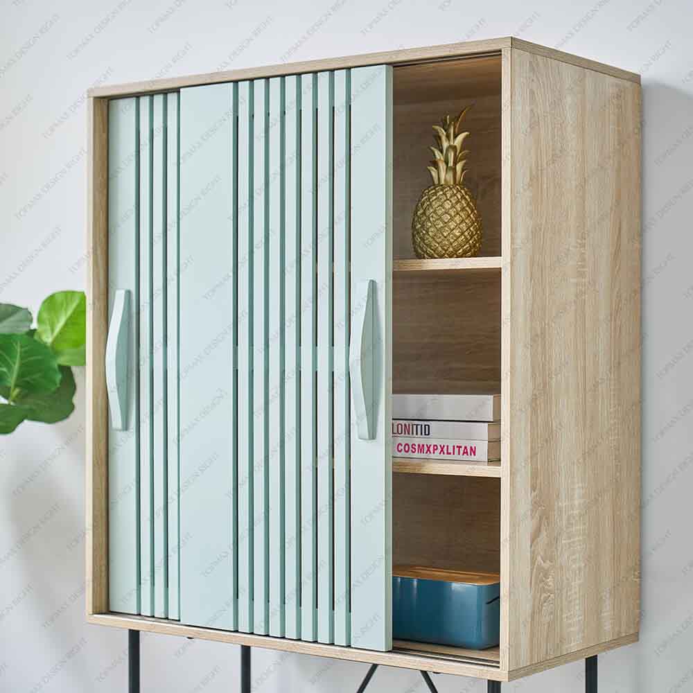 Wholesale Living Room Metal Storage Cabinet With Doors 63845M-A1