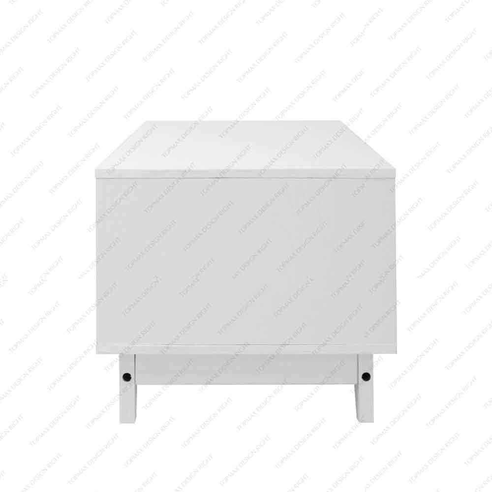 Wholesale Modern White Wood Square Coffee Table For Living Room 31517A