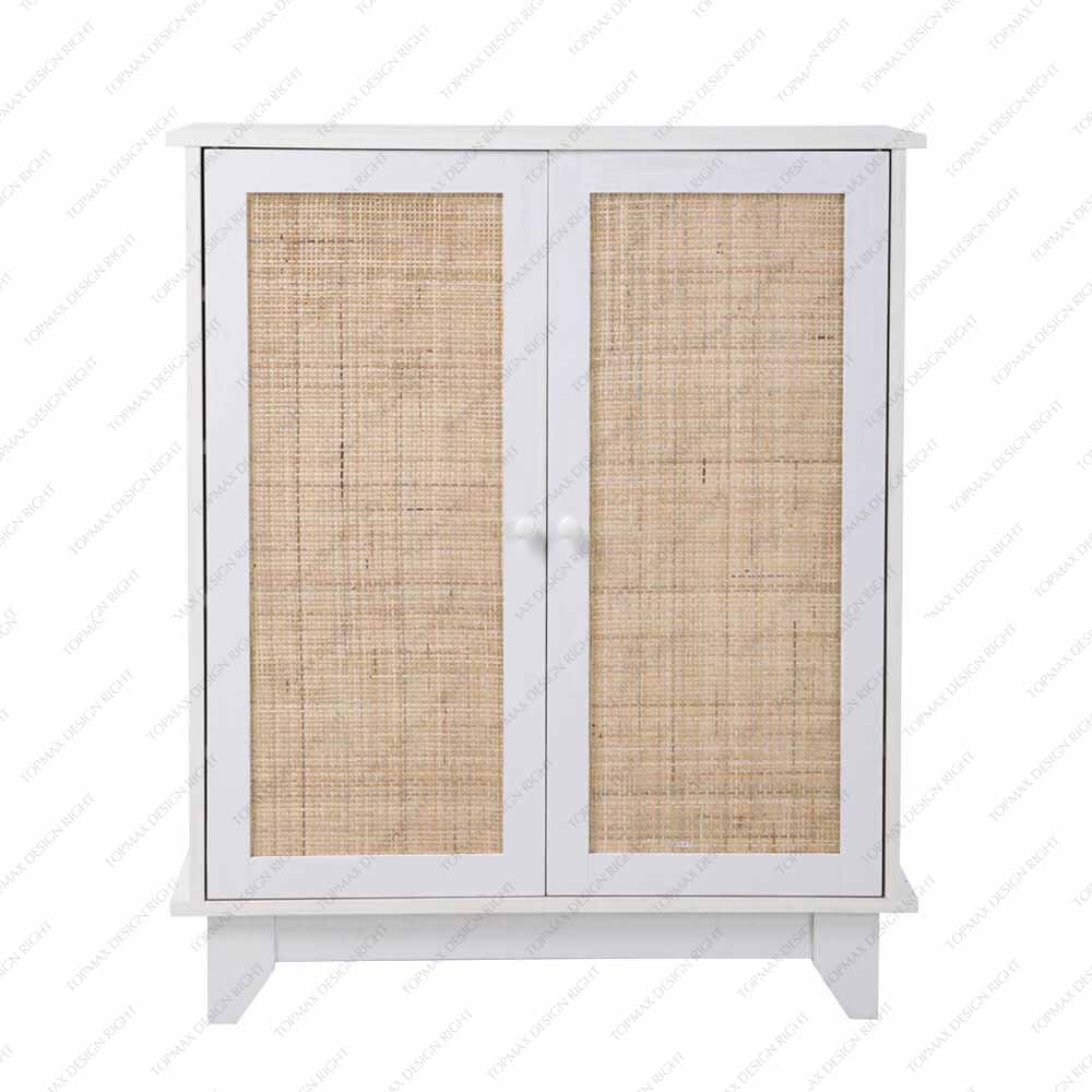 2 Doors 3 Drawers Cabinet Sideboard Rattan Storage Cabinet 31517C